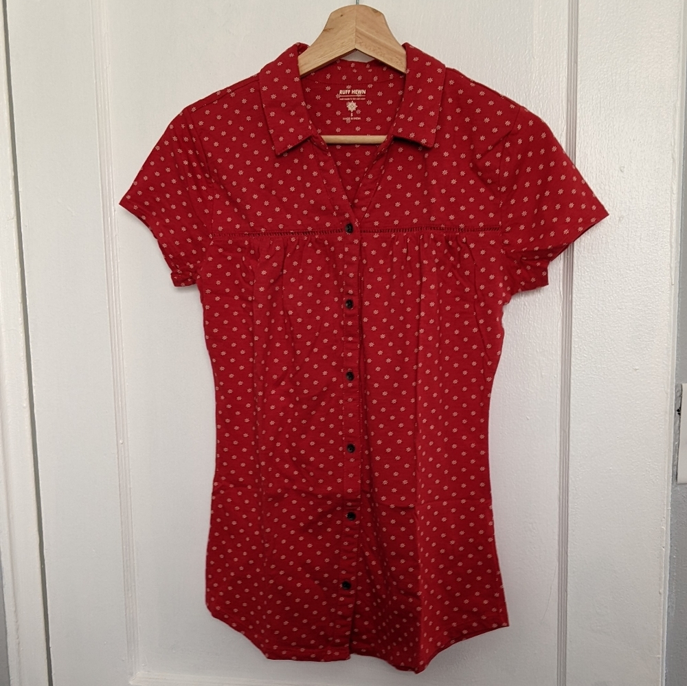 Ruff Hewn Button Down Collared Tee